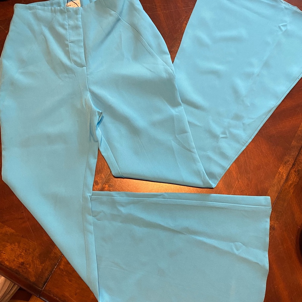ASOS Light Blue Boot Cut Pants - Picture 4 of 4